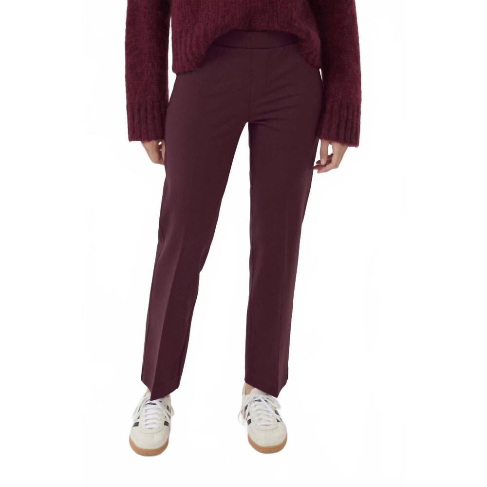 NEW PART TWO ponta trouser in tawny port